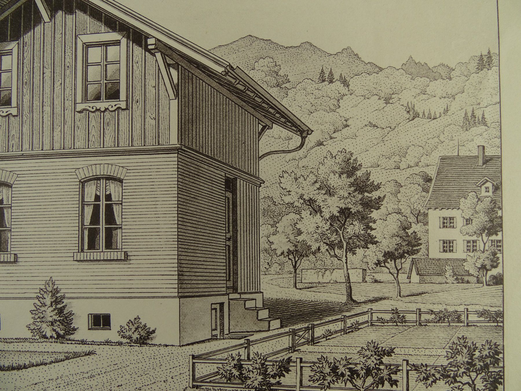 Incisioni: ZÜRICH ALTSTETTEN, LITHOGRAPHIE 1887 – Usato da Grüningen venduto da Kartensammler 4