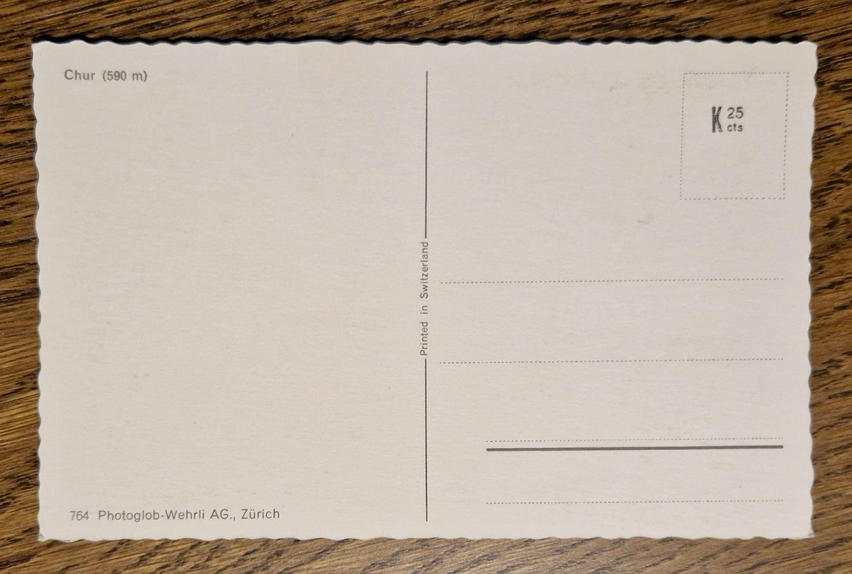 Cartoline postali: Chur – Usato da Ebikon venduto da Donar50 1