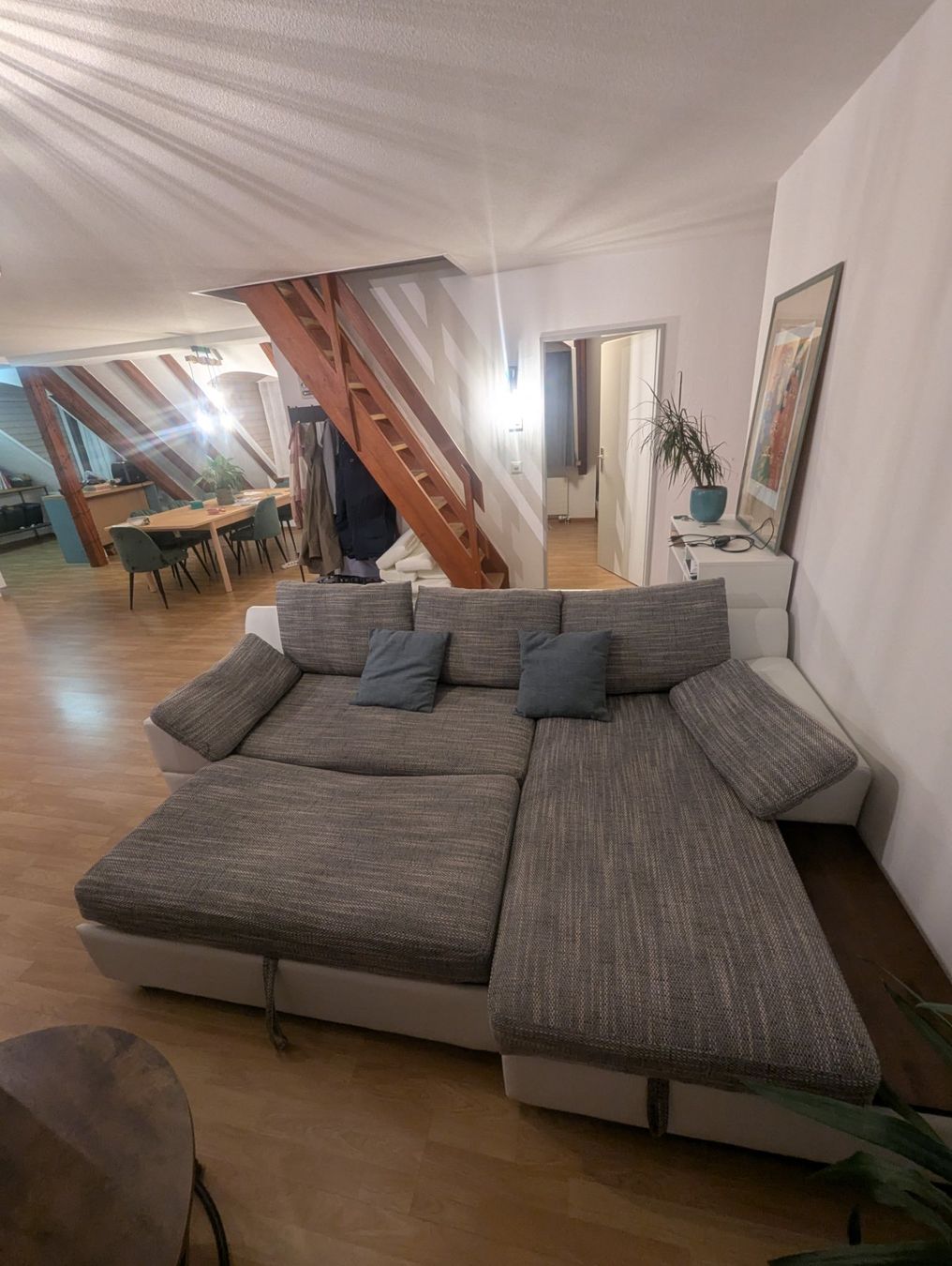 Gonser Divani: Ecksofa mit Schlaffunktion NALA rechts – Usato da Luzern venduto da ber_w5p7 3