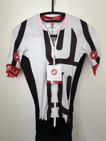 Castelli Sanremo 3.0 S Suit Gr. L – Weiß/Schwarz