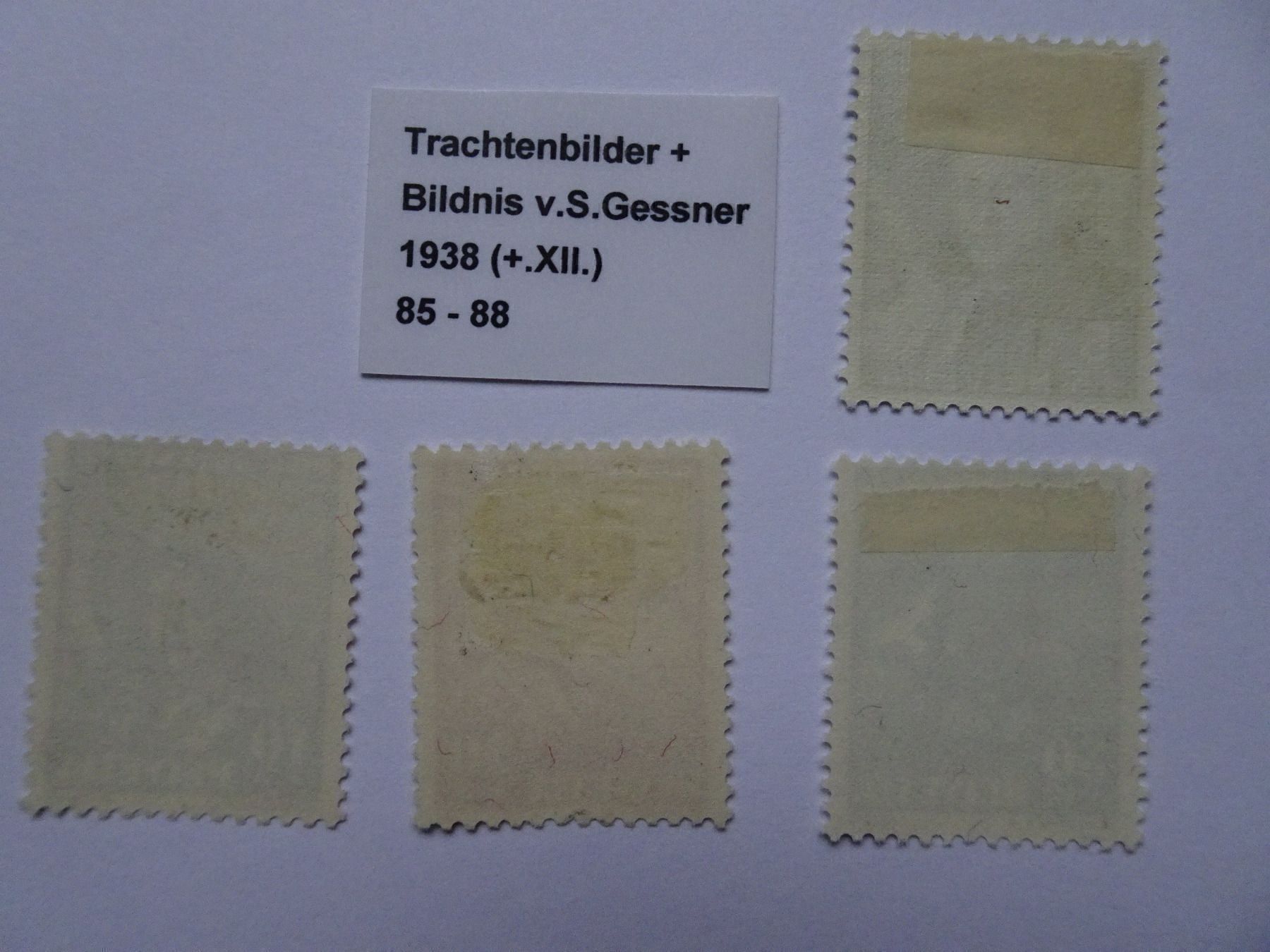 Alle Briefmarken: PJ 1938** – Neu (gemäss Beschreibung) aus Aadorf von Chnorli-Furz 1
