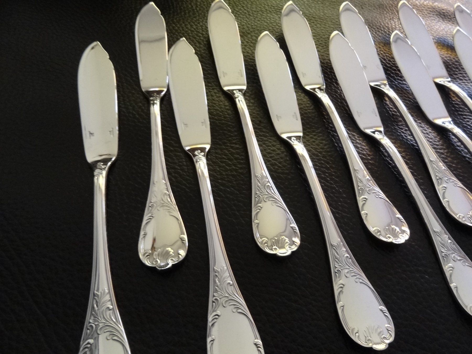 Christofle Set di posate: Christofle Marly 12x couteaux à poisson – Nuovo (secondo la descrizione) da Morges venduto da bijouxsterling2019 6