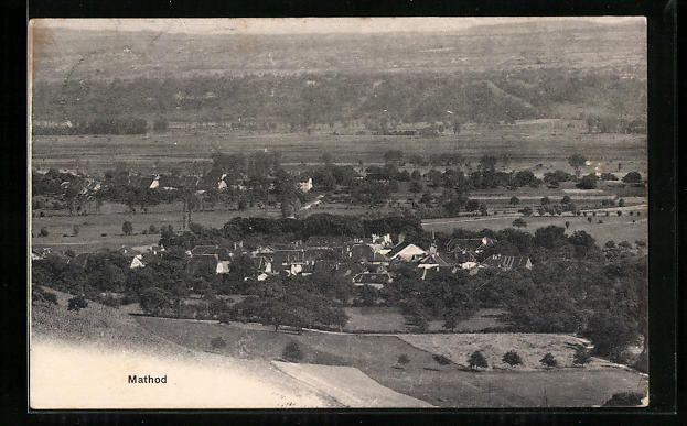 Cartoline postali: AK Mathod, Teilansicht, 1907 – Usato da Berlin venduto da bartko-reher