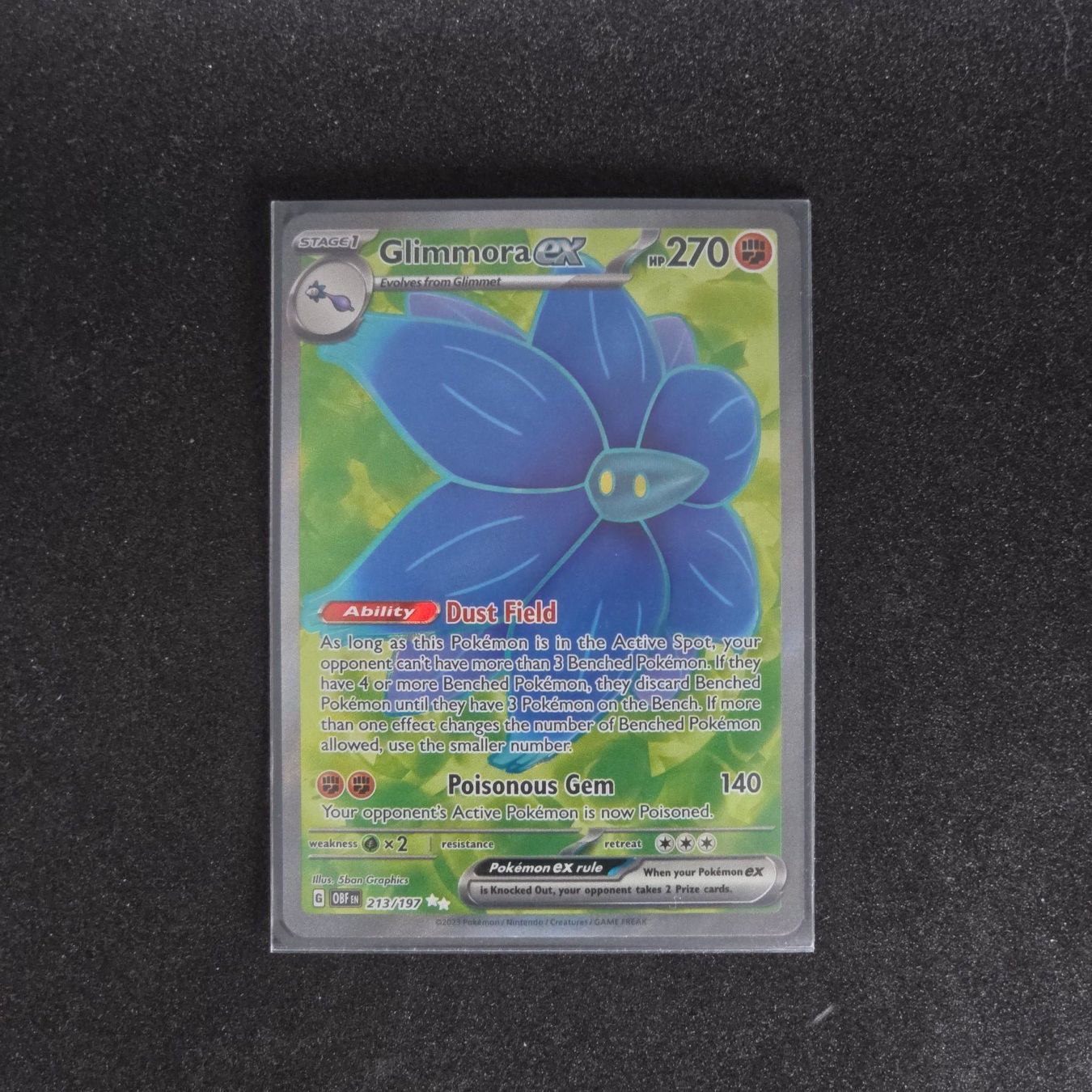 Pokémon Carte collezionabili: Glimmora ex (OBF 213) – Nuovo (secondo la descrizione) da St. Gallen venduto da CardZelo