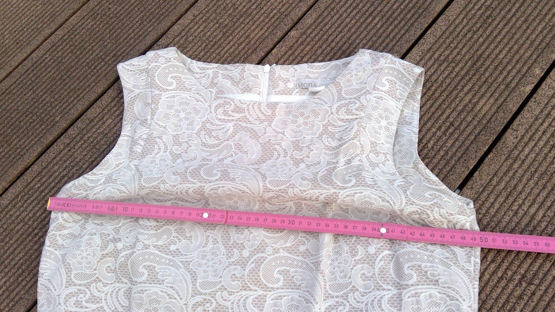 Vestiti: Robe beige & écru motifs fleurs MONA, taille L – Nuovo (secondo la descrizione) da Agiez venduto da chouchanelle 5