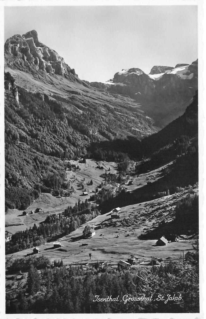 Ansichtskarten: Isenthal Grossthal St. Jakob – Gebraucht aus Biasca von Blenio71