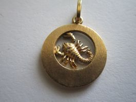 Sternzeichenanhänger Krebs  Gold 750