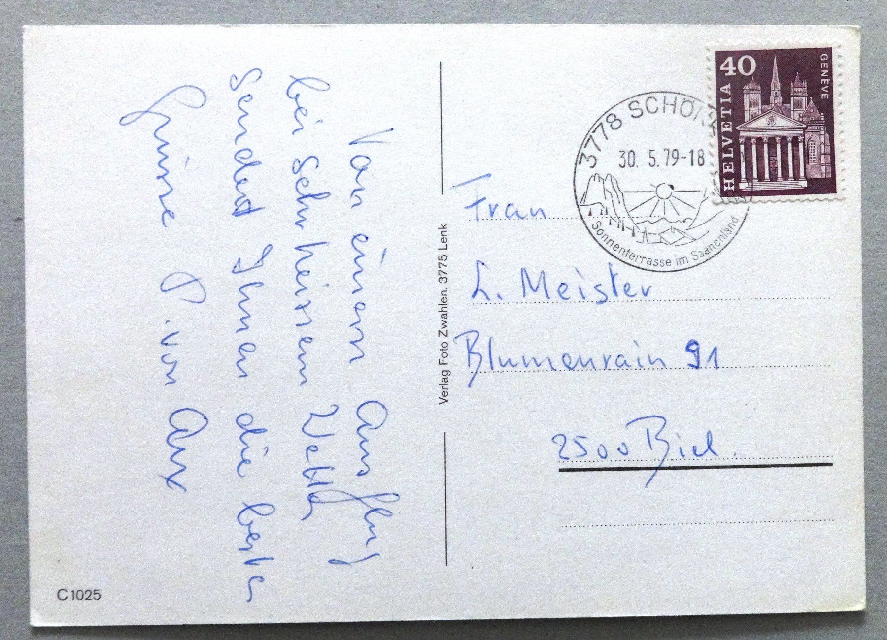 Cartes postales: Lenk, Berner Oberland – D'occasion à Fétigny par Billy2miny 1