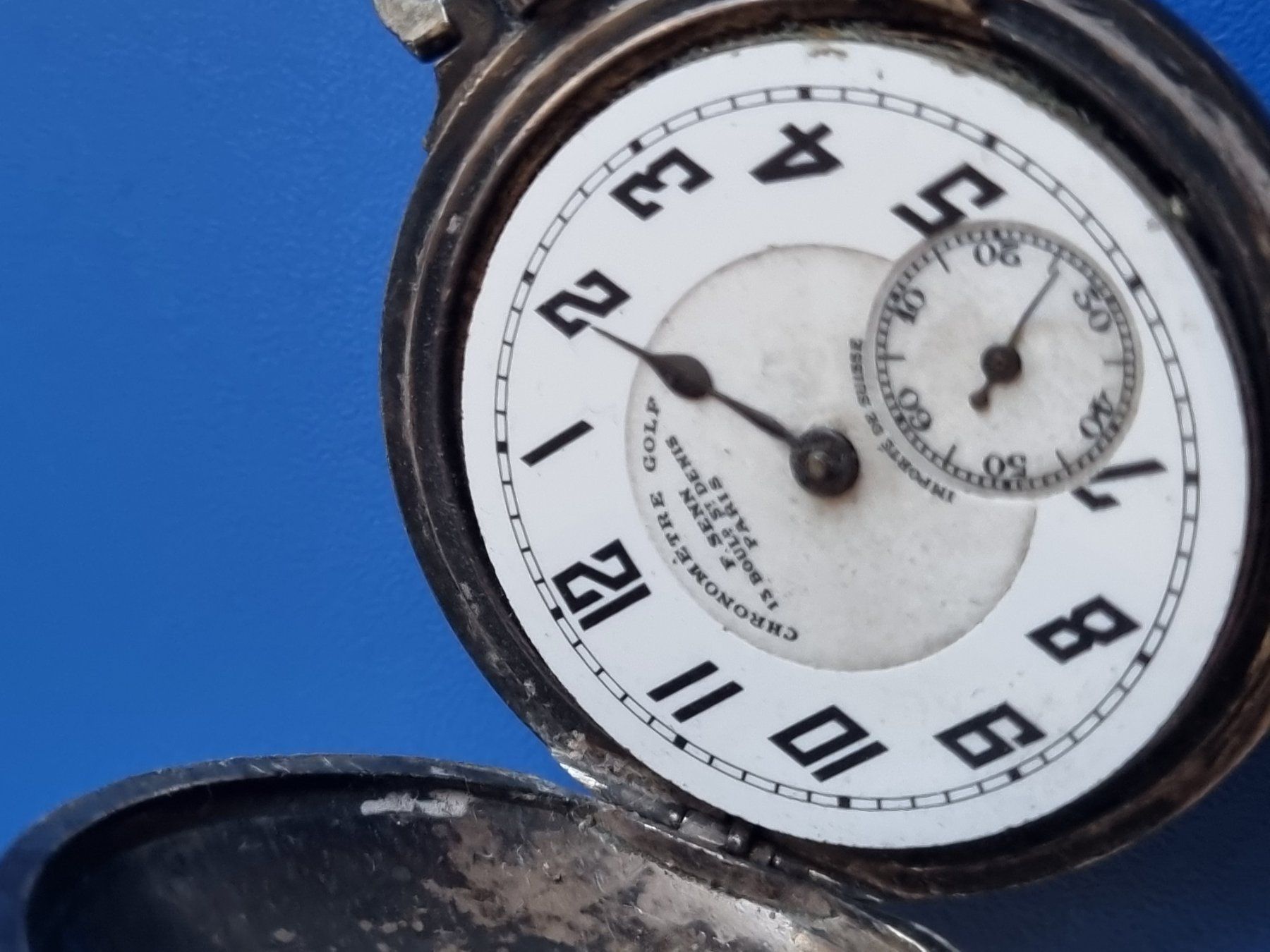 Swiss Orologi: Chronometer Golf F.Senn Paris – Usato da Schaffhausen venduto da Leveron13 5