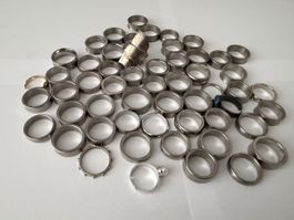 55 Stk Div.Ringe (60)