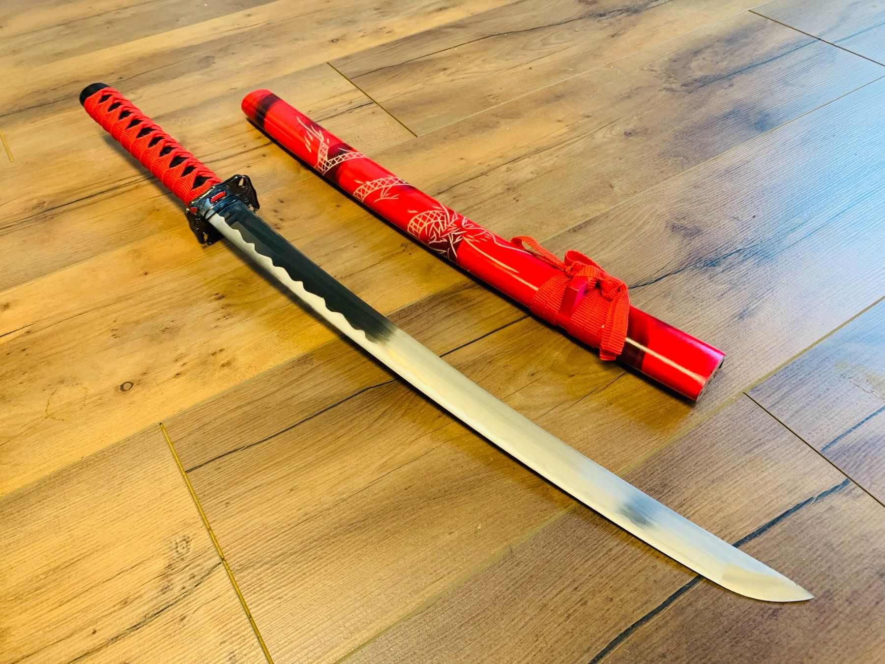 Sonstiges zum Sammeln & Seltenes: Samurai Katana Schwert Tanto 78cm RED – Neu und originalverpackt aus Bergdietikon von shopAgent 7