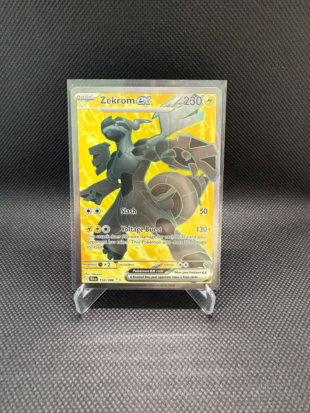 Pokémon Carte collezionabili: Pokemon Black Bolt - Zekrom ex SR 168/086 – Usato da Horn venduto da Chilldone