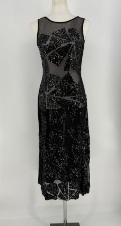 Elegantes Kleid mit pailletten besetzt Gr. 38