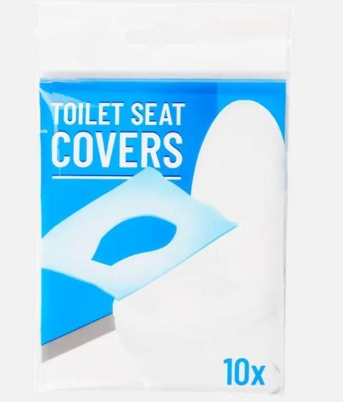 Toilettensitz Hygiene Papier Auflage Einweg Abdeckung 10stk.