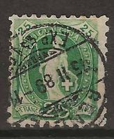 CH067b - Helvetia debout 67b vollstempel