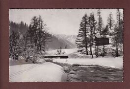 PAYSAGE de montagne en hiver - 1948