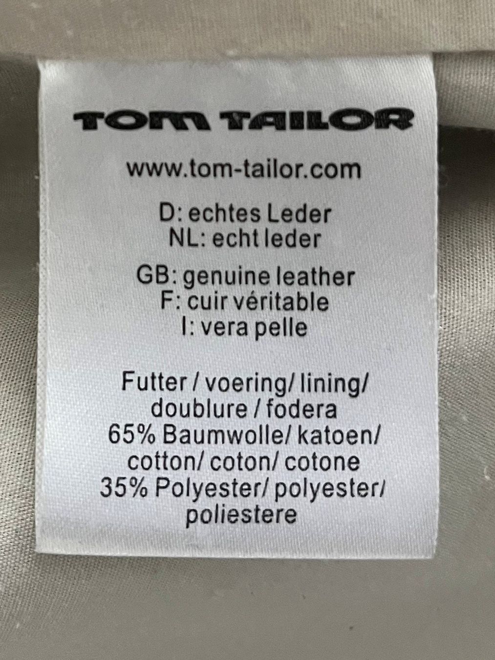 Giacche: Tom Tailor Lederjacke, Herren, Top Zustand, Gr. S – Usato da Lachen SZ venduto da Minke 2
