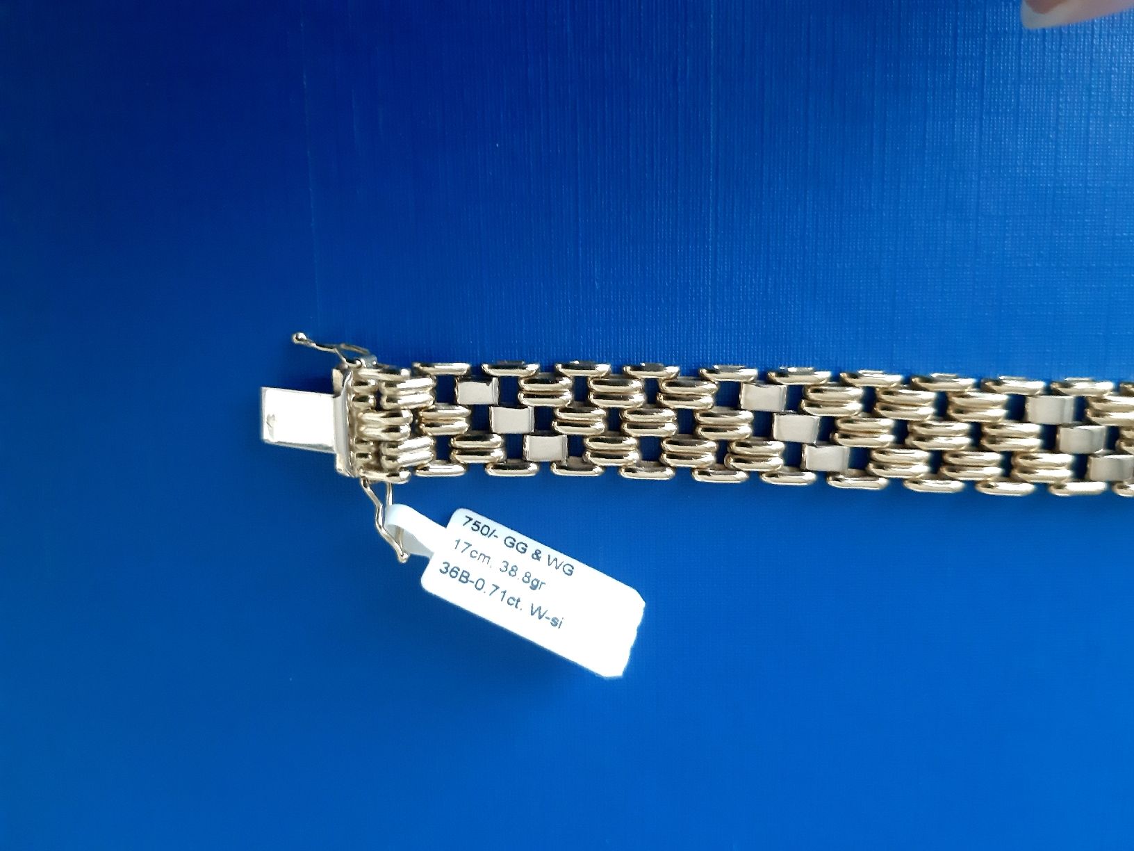 Bracciali & Braccialetti: 750/--  BICOLOR -  BRACELET  MIT   38,8 gr. – Nuovo (secondo la descrizione) da Dierikon venduto da Vittorio57 3