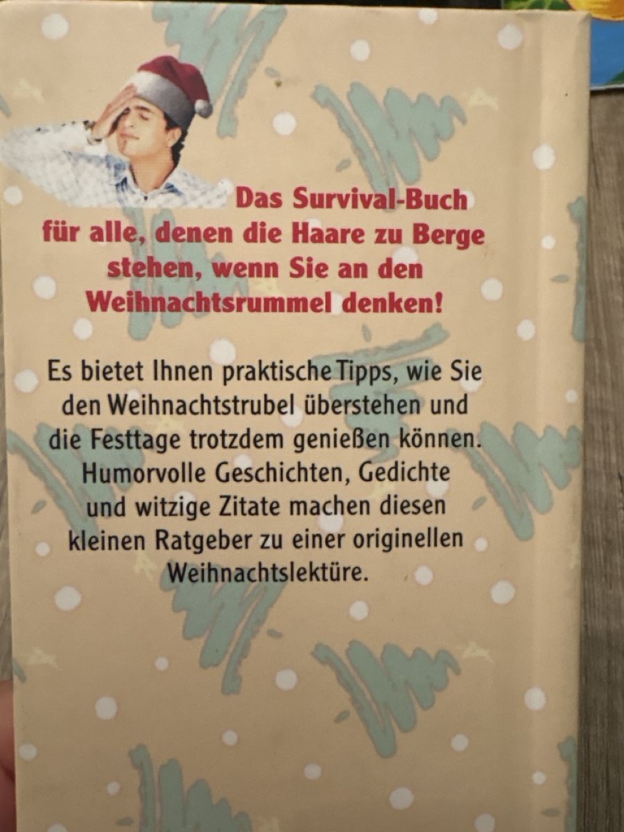 Libri: Das Weihnachts-Survival-Buch – Nuovo (secondo la descrizione) da Schaffhausen venduto da Reporter 1