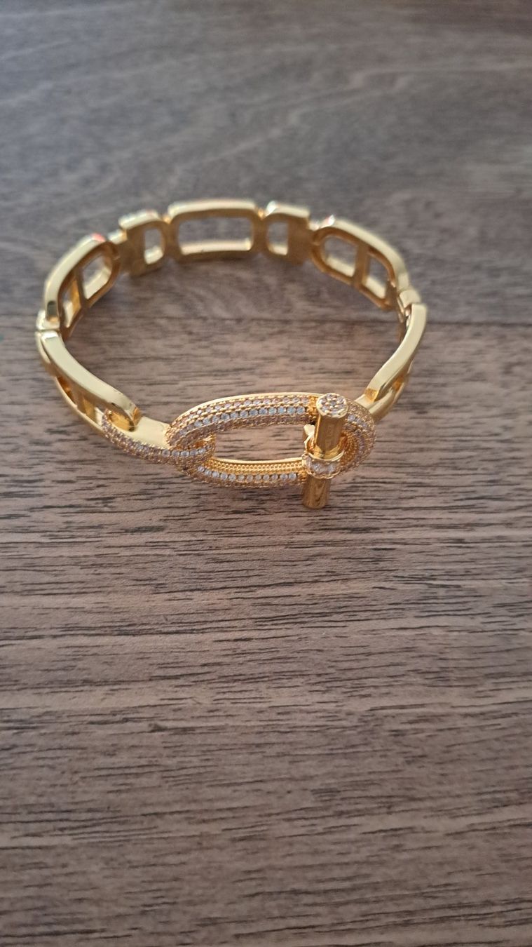 Bracciali & Braccialetti: très beau bracelet laiton plaqué or – Nuovo (secondo la descrizione) da Chêne-Bourg venduto da n4r_7kyb