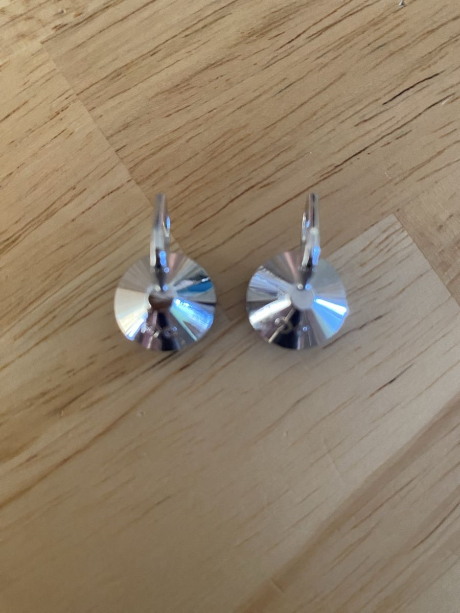 Swarovski Orecchini pendenti & Orecchini a lobo: Swarovski Ohrringe lila/blau – Usato da Horw venduto da bijou1986 1
