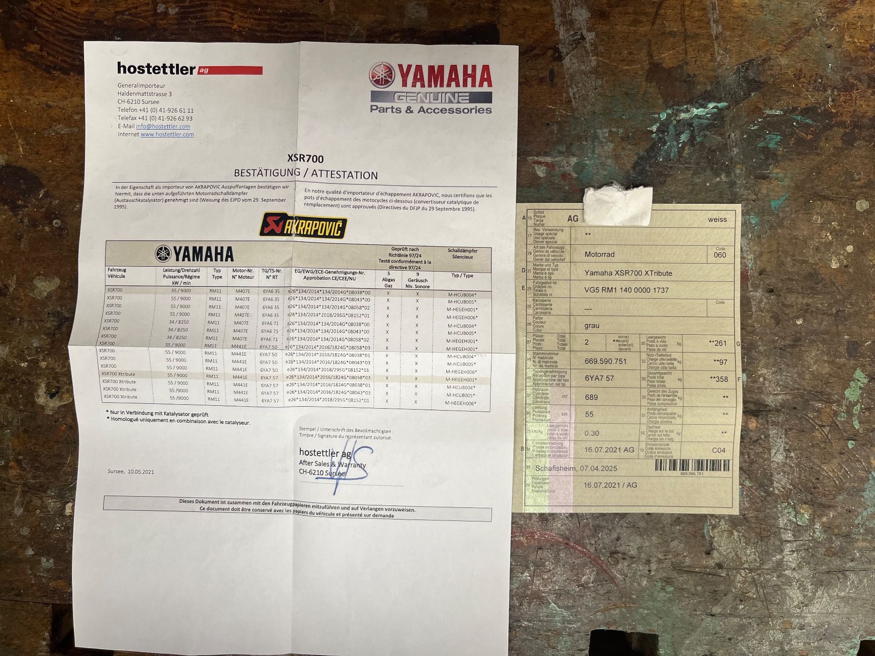 Yamaha Strada: Yamaha Xsr 700 X Tribute – Usato da Wettingen venduto da Raceyourlife 9