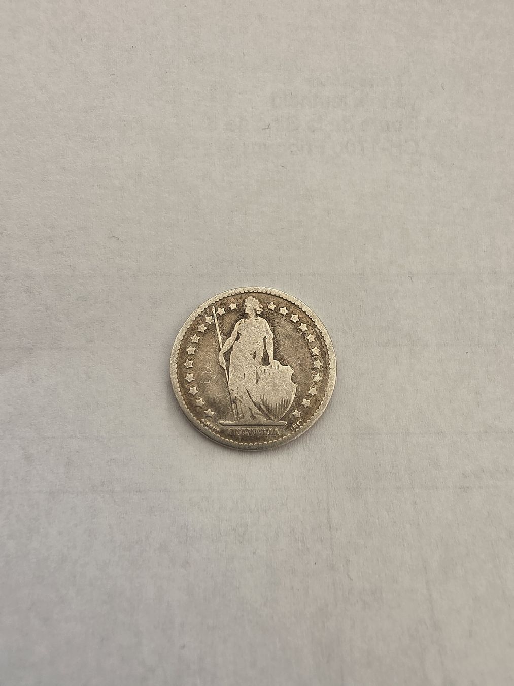 Tutti le monete: pièce argent 1chf 1876 – Usato da Fribourg venduto da yan_z5fr 1