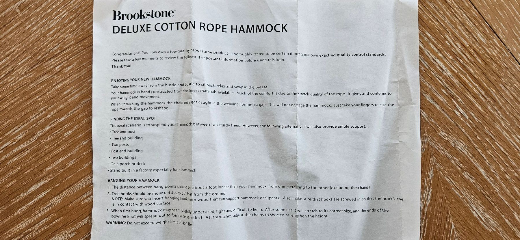 Amache: Hängematte Brookstone Baumwollgeflecht – Nuovo (secondo la descrizione) da Därligen venduto da hdlupo 3