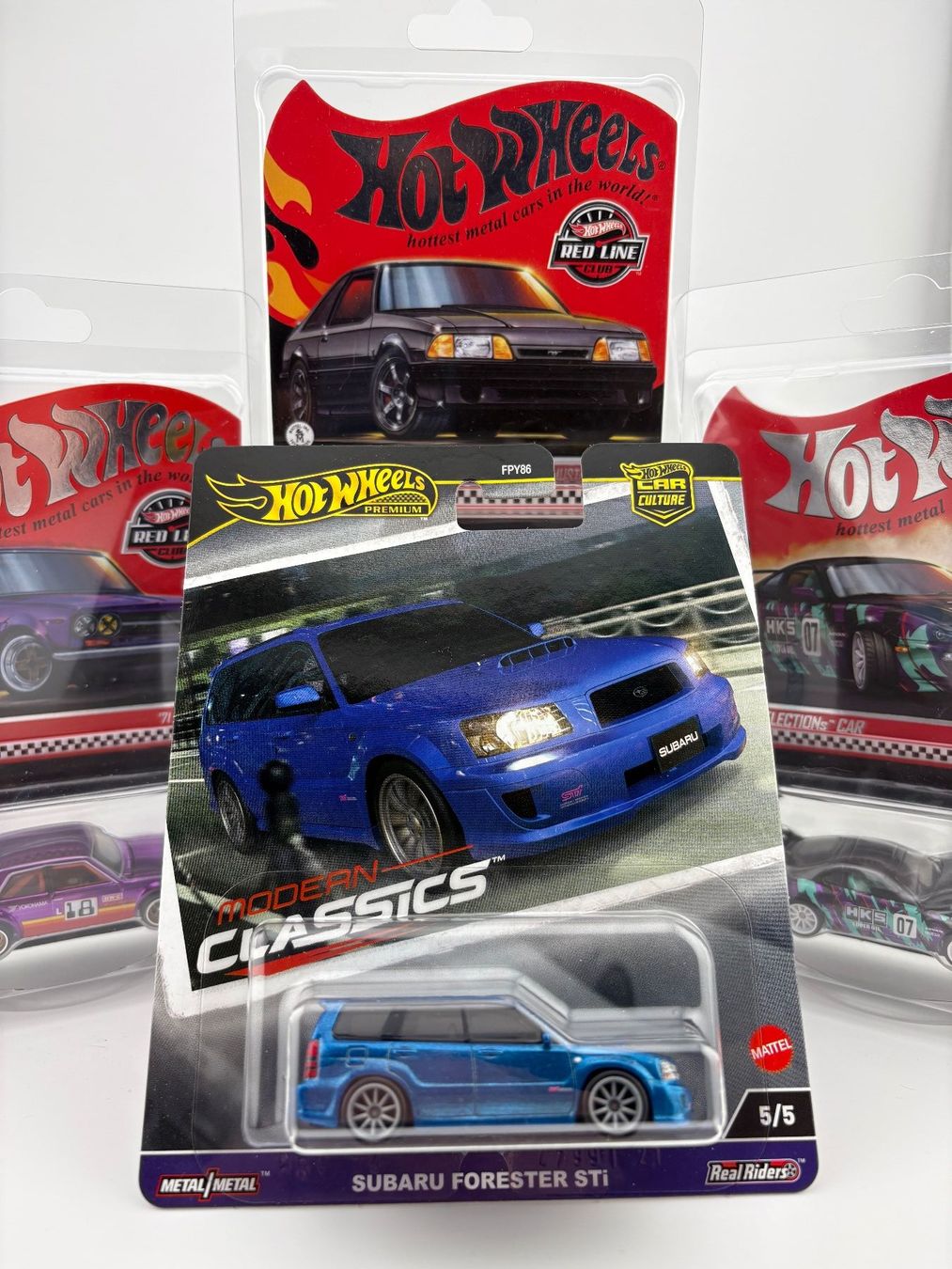 Hot Wheels Modellini d'auto: Hot Wheels Subaru Forester Sti Modern Classics Premium 2024 – Nuovo e nell'imballaggio originale da Flawil venduto da HeisseReifen