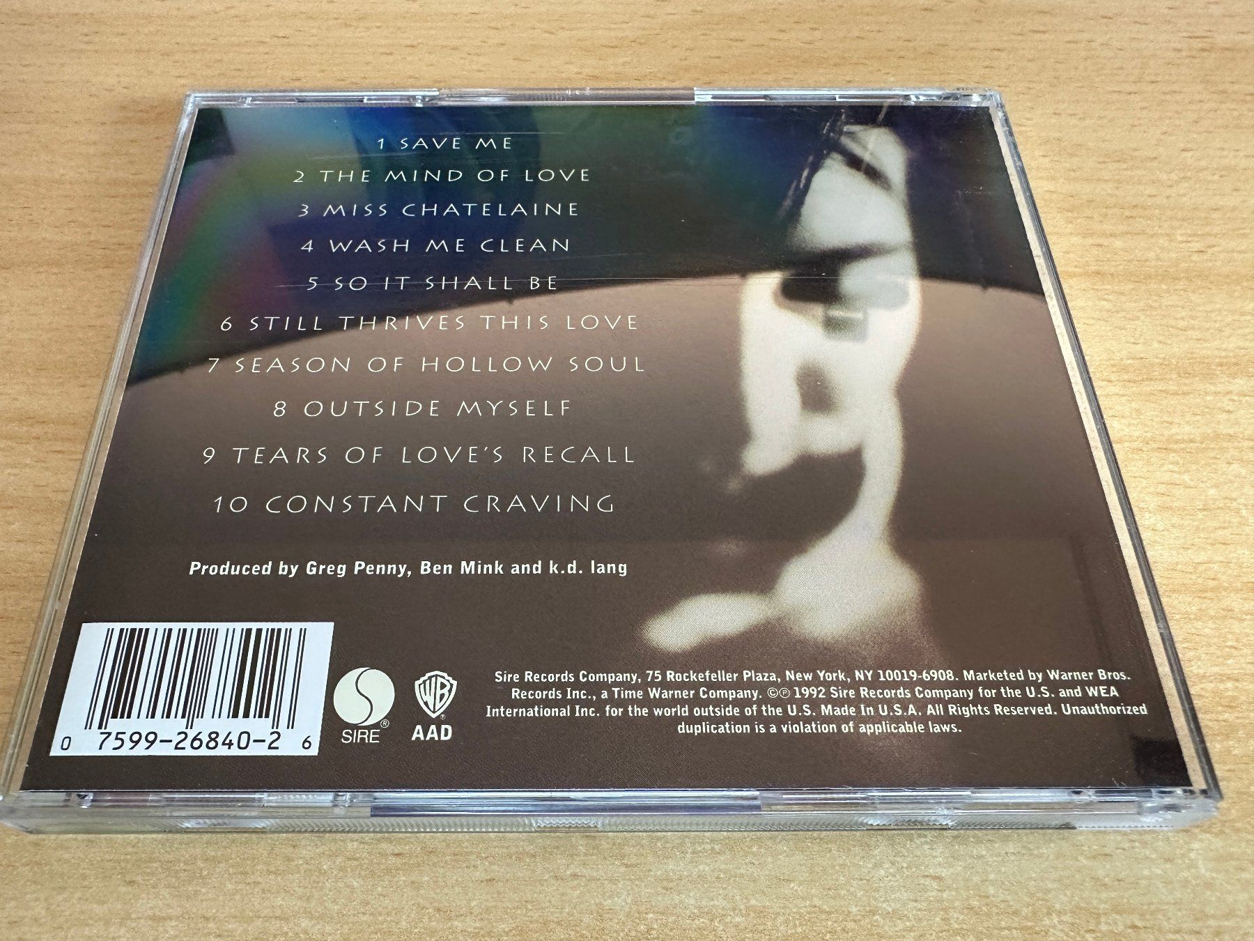 CDs: k.d. lang – Ingénue – Gebraucht aus Rikon im Tösstal von Alpenmutz 1