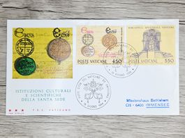 CL05 Enveloppe + Timbre Poste Vaticane 1984