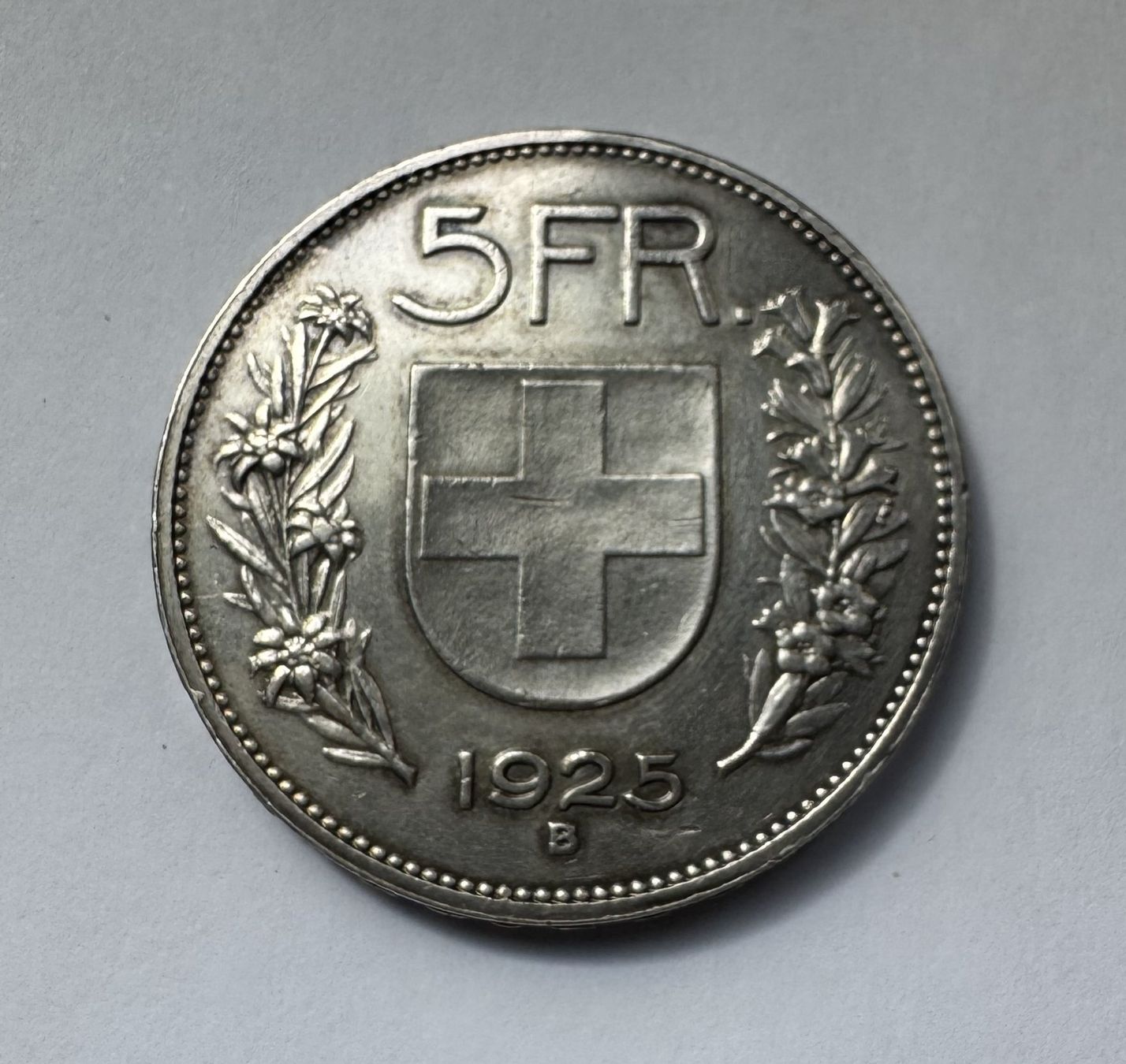 Tutti le monete: 1925 5 Franken -unz – Usato da Kirchberg SG venduto da Zenhad69