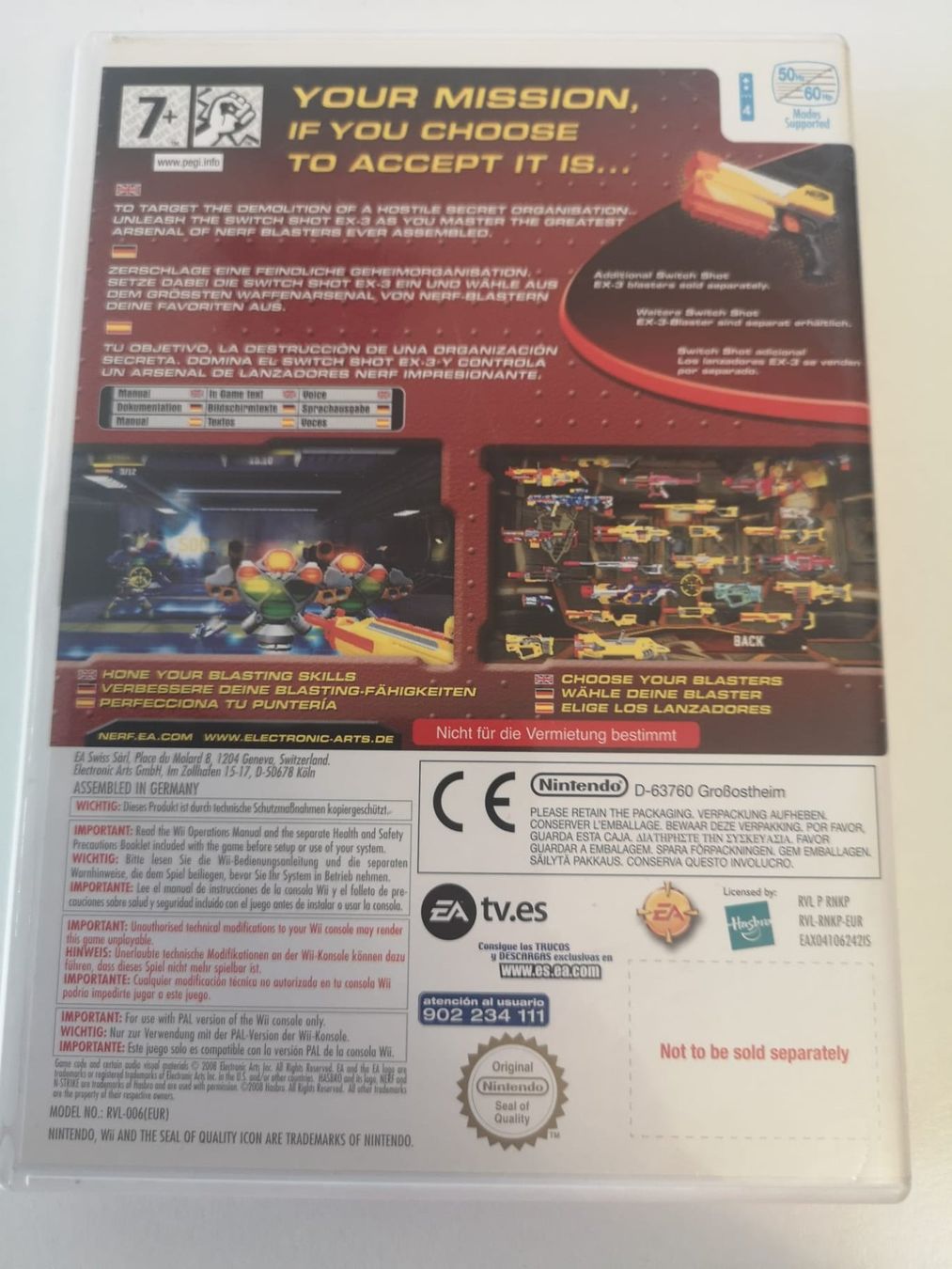 Spiele: Nerf N-Strike (Wii) – Gebraucht aus Herisau von Seyashop1 2