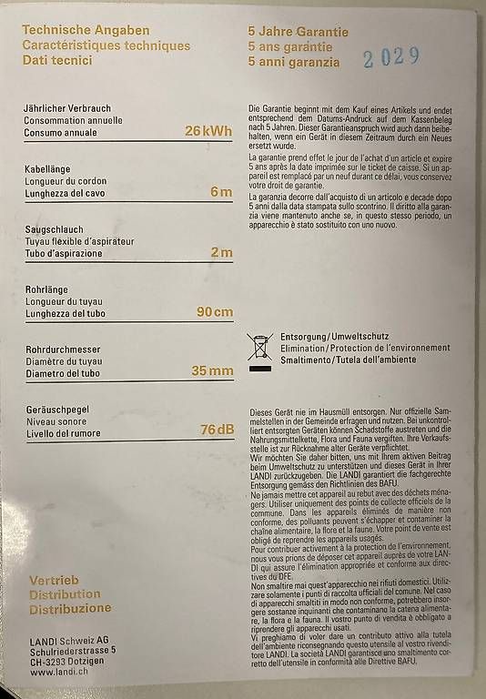 Aspirapolveri & Accessori: Zyklon-Staubsauger Beutellos Neuwertig – Nuovo (secondo la descrizione) da Wallenwil venduto da Markus.V 4
