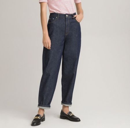 Pantalon ample La Redoute en jean brut, taille 38/40 NEW