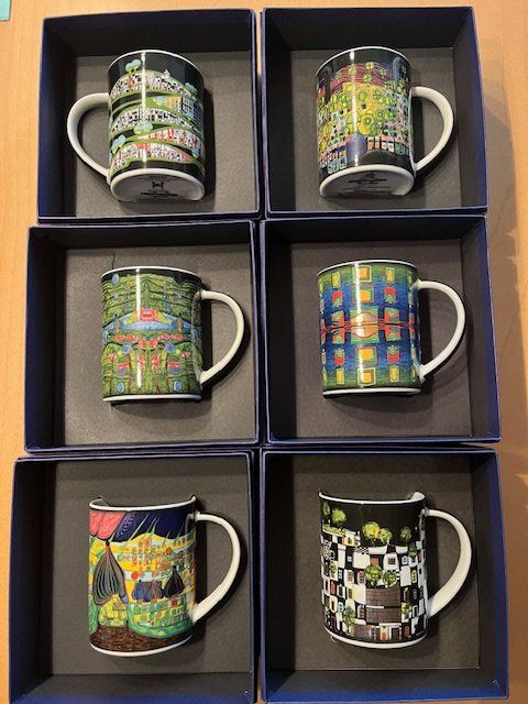 Tazze: Hundertwasser Cups – Nuovo e nell'imballaggio originale da Oberrohrdorf venduto da siri-retloW.24