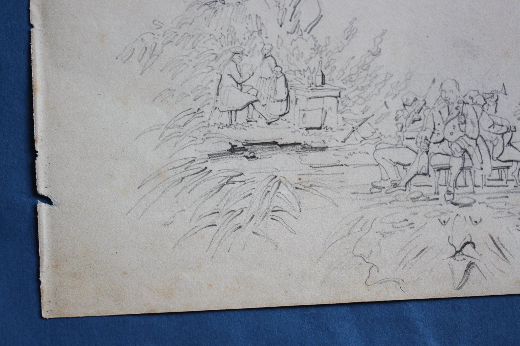 Dipinti: VOLMAR RUDOLF 1832 Zeichnung – Usato da Riehen venduto da Joncika 2