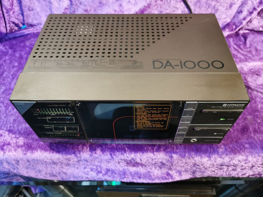 HITACHI DA1000 der "erste" CDPlayer ever Revidiert Top ! Kaufen