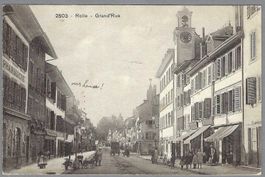 1910 ROLLE, GRAND'RUE, TRÈS ANIMÉE
