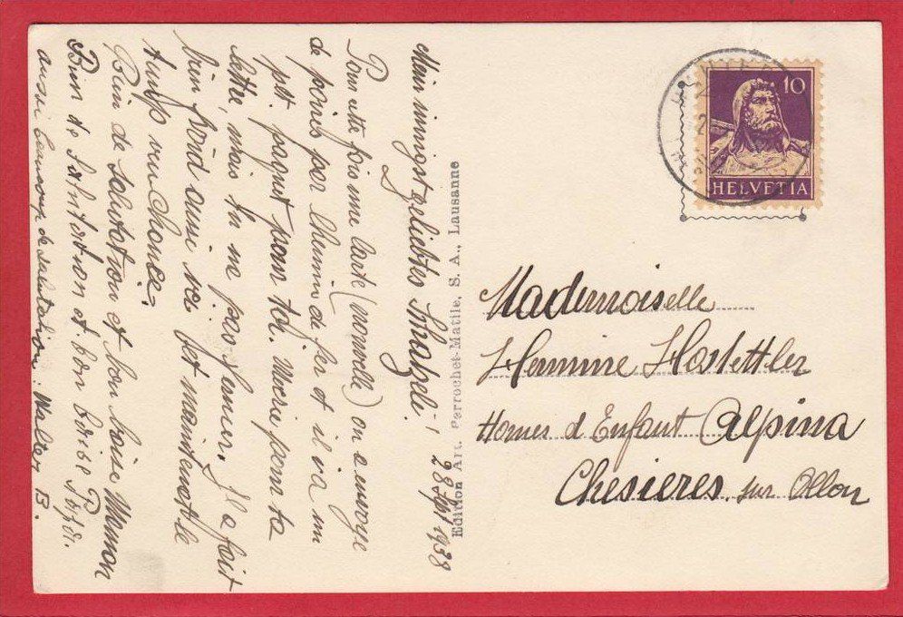 Cartoline postali: SAINT-BLAISE, FOTOKARTE – Usato da Grüningen venduto da Kartenlaube 1