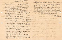 General Ulrich Wille 1848-1925 Autograph Mariafeld Meilen ZH