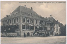 Alchenflüh Kirchberg Gasthof Bären Pferdefuhrwerk Velo