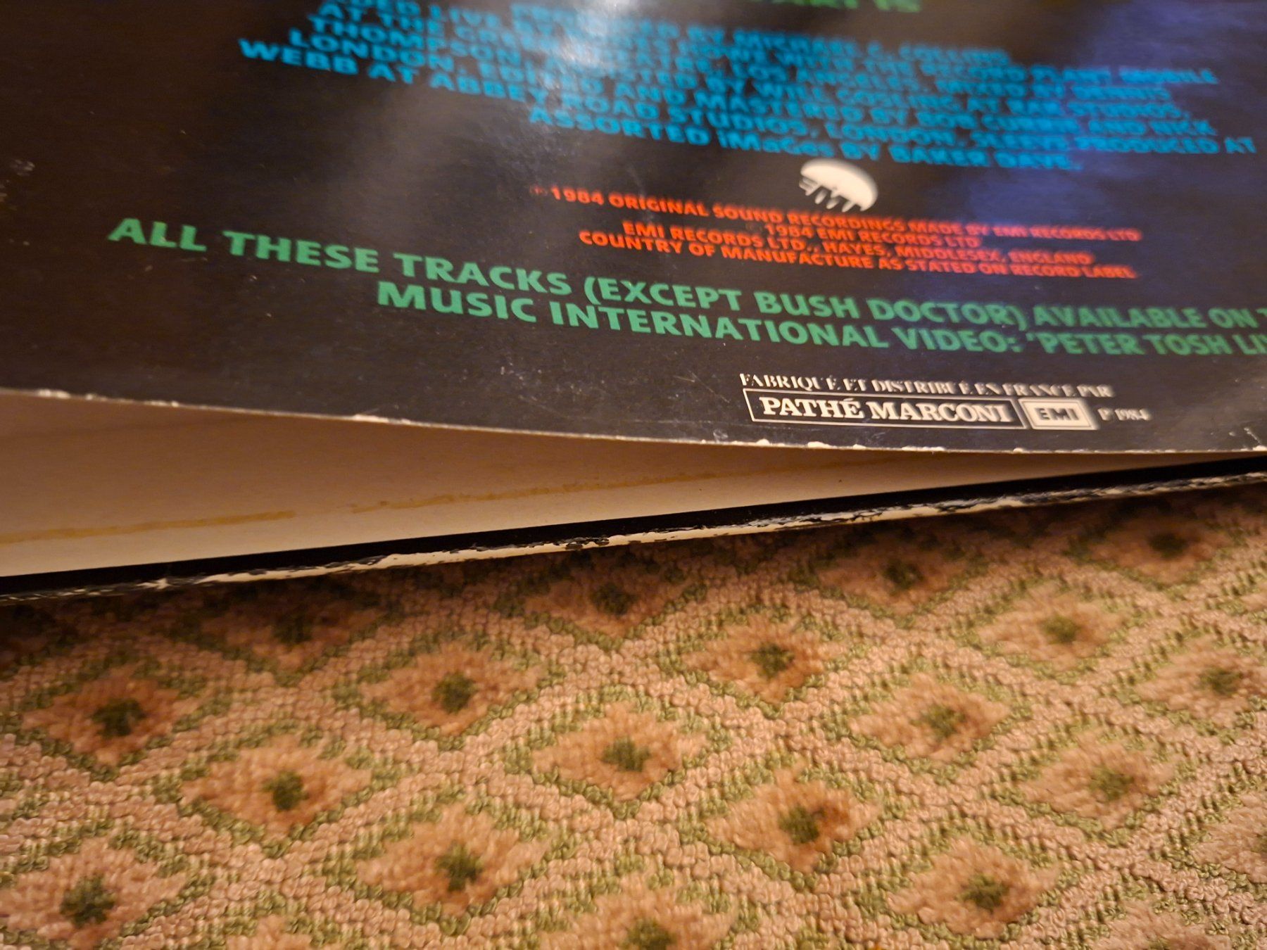 Dischi in vinile: Reggae LP - Peter Tosh - Captured Live - 1984 – Usato da Bernex venduto da Wannabehasbeen01 2