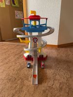 Paw Patrol Aussichtsturm mit zwei Fahrzeugen gebraucht