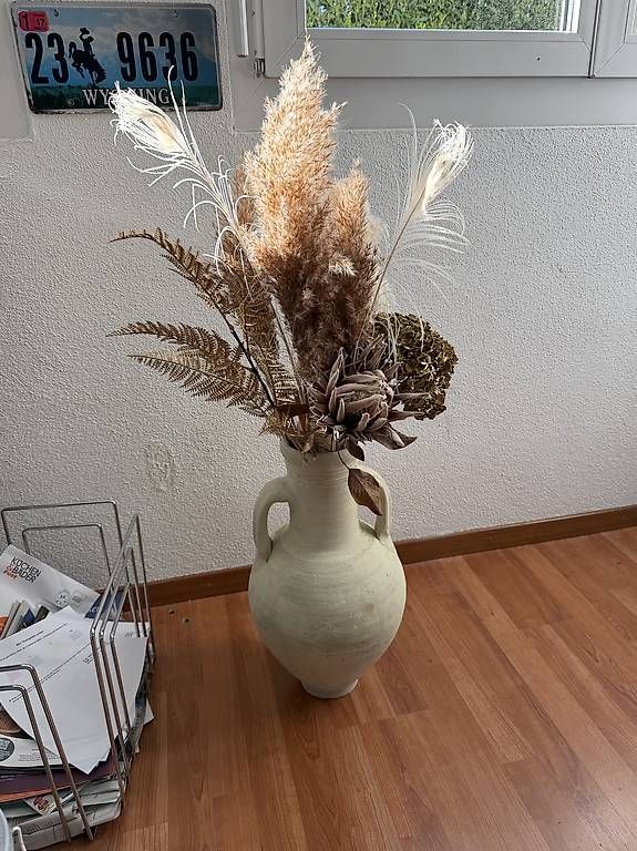 Tutte le decorazioni: Trockenblumen Gesteck Vase Amphore – Usato da St. Erhard venduto da Nox0