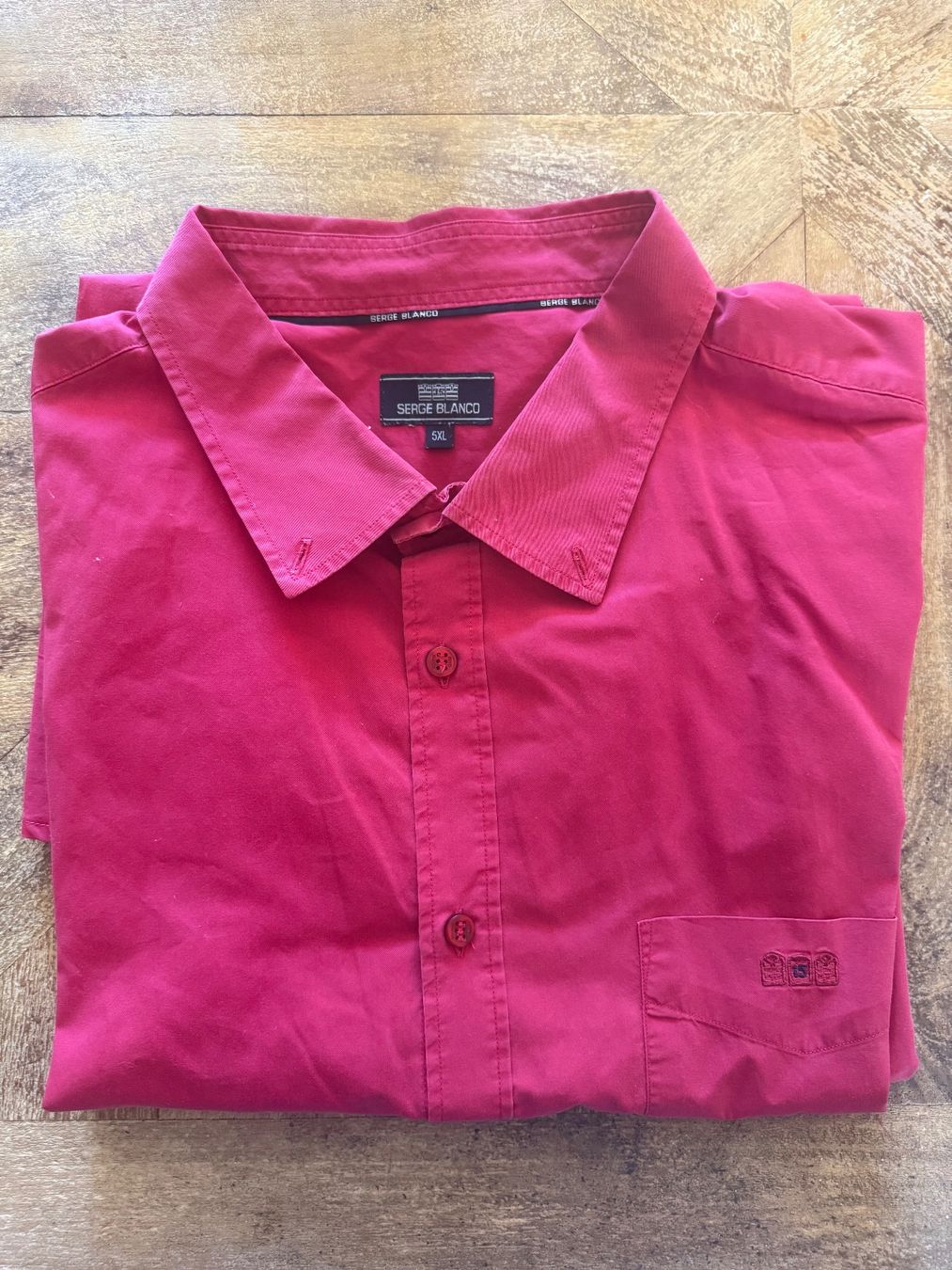 Camicie: Chemise Serge Blanco rouge – Usato da Thônex venduto da ada_9v67