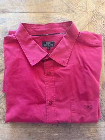 Chemise Serge Blanco rouge