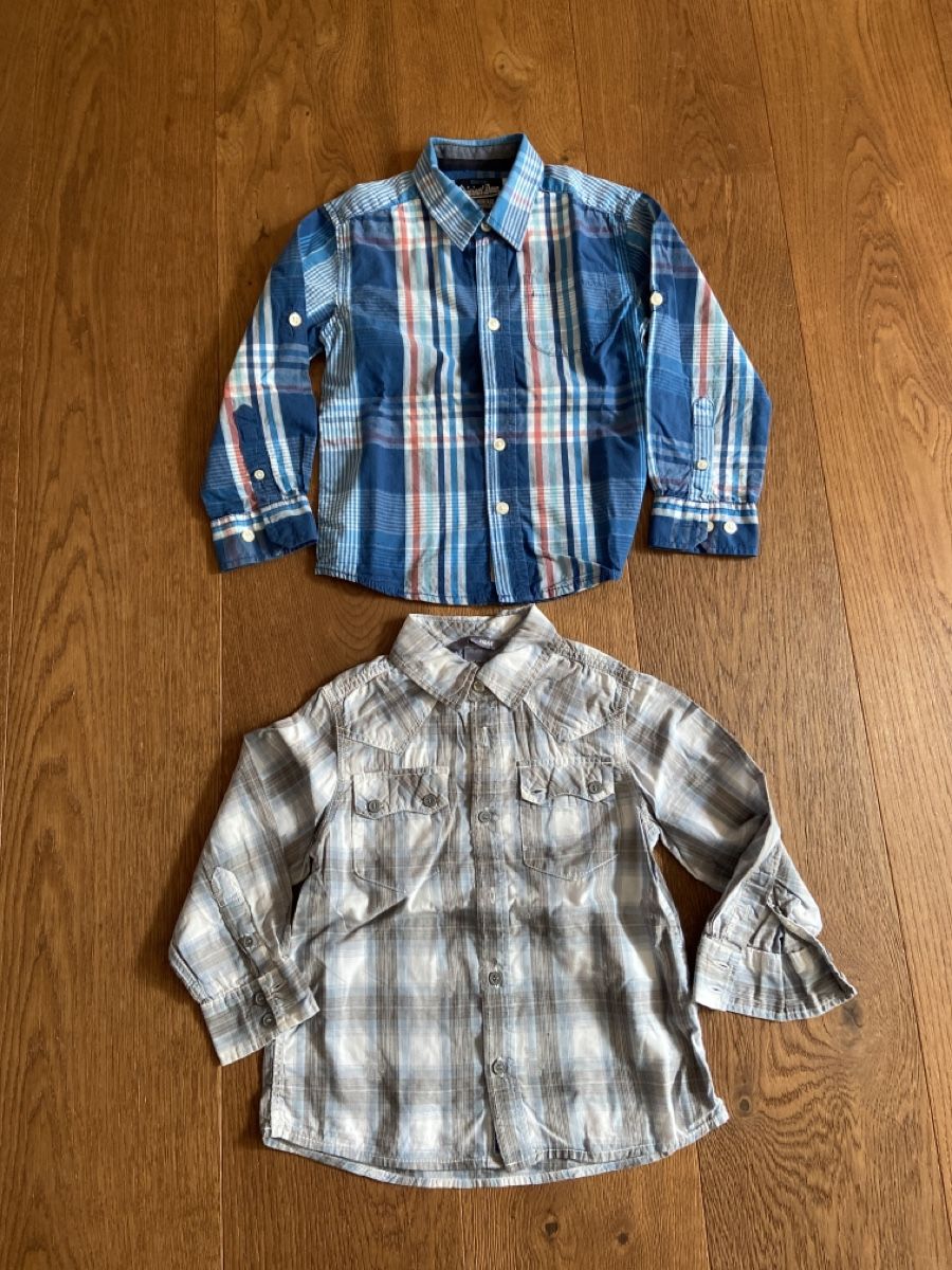 Camicie, T-shirt & Polo: 2 Langarm Hemden Gr.104/110 – Usato da Pratteln venduto da Nala78