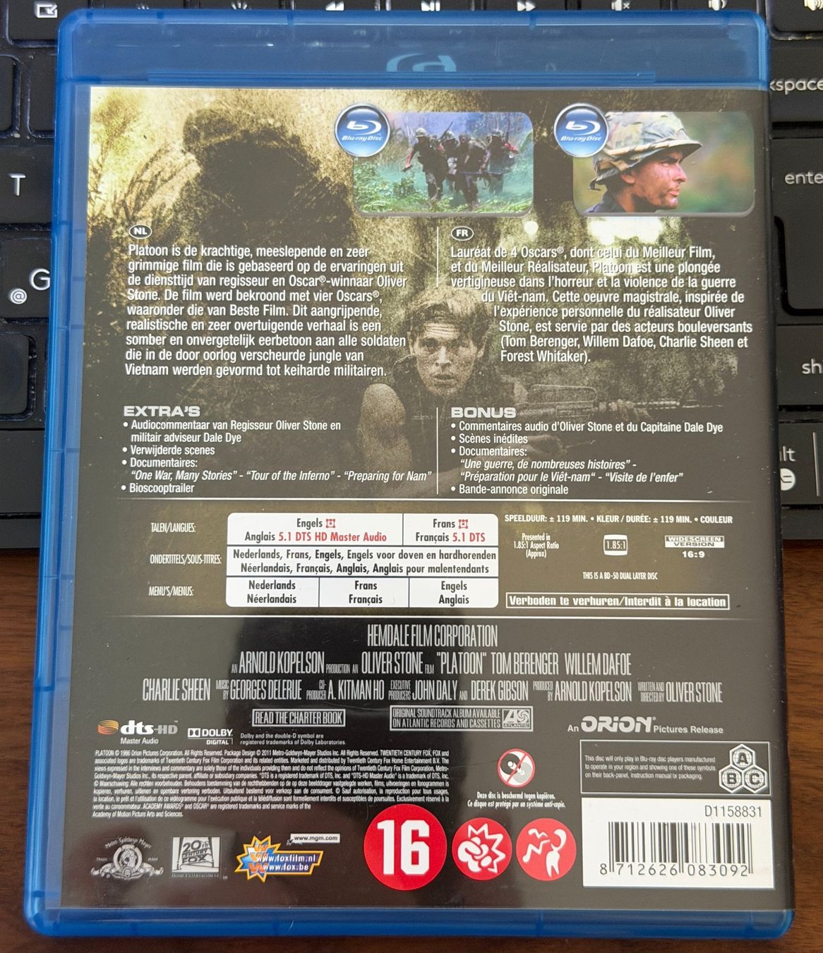 Alle DVDs: Platoon (1986) - Blu-ray – Gebraucht aus Semsales von __Florian__ 2