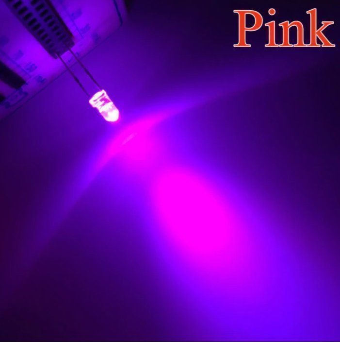 Lampade: LED Diode pink 3mm Rund (10er Pack) – Nuovo (secondo la descrizione) da Liestal venduto da Kratzilla